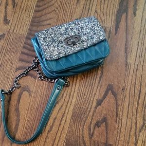 Express mini purse with sparkle